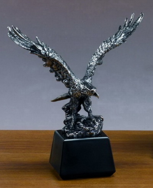Antique Silver Eagle (12"x13 1/2")